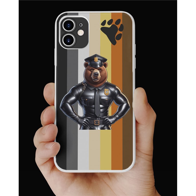 Phone Cover - Bear Flag - Rubber 9