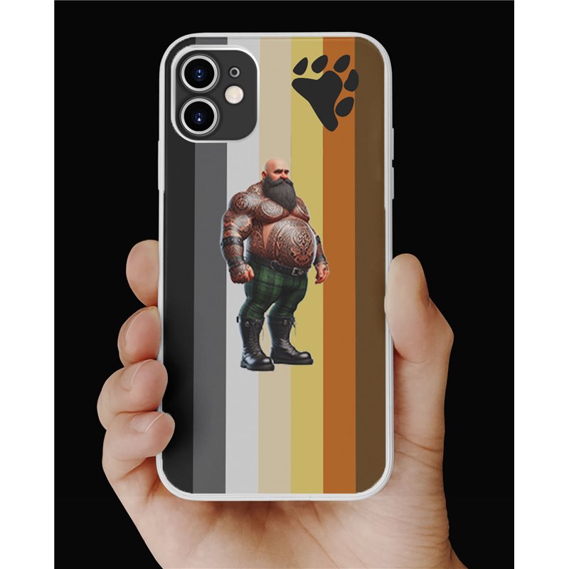 Phone Cover - Bear Flag - Tattoo Guy - 23