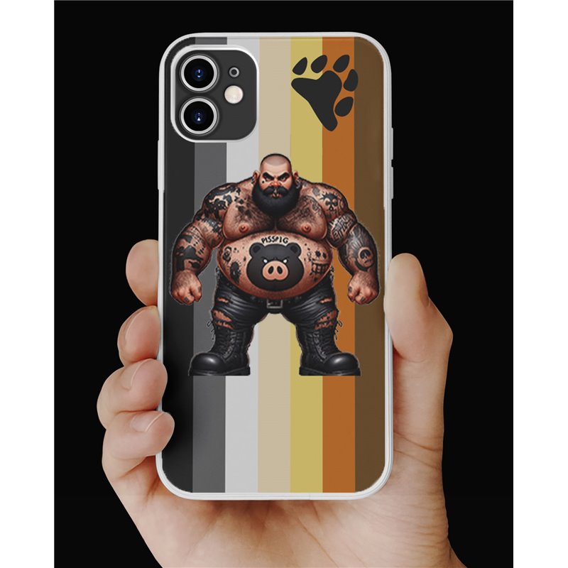 Phone Cover - Bear Flag - Tattoo Guy - 45