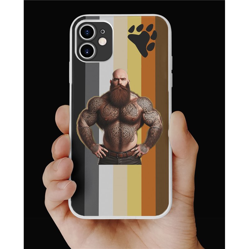 Phone Cover - Bear Flag - Tattoo Guy - 49