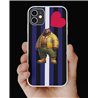 Phone Cover - Leather Flag - Construction 11