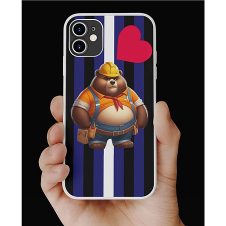 Phone Cover - Leather Flag - Construction 14