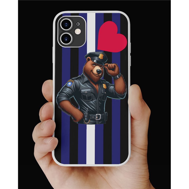 Phone Cover - Leather Flag - Cop 4