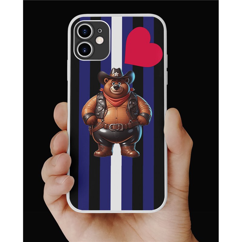Phone Cover - Leather Flag - Cowboy 12 Phone Cover - Leather Flag - Cowboy 12