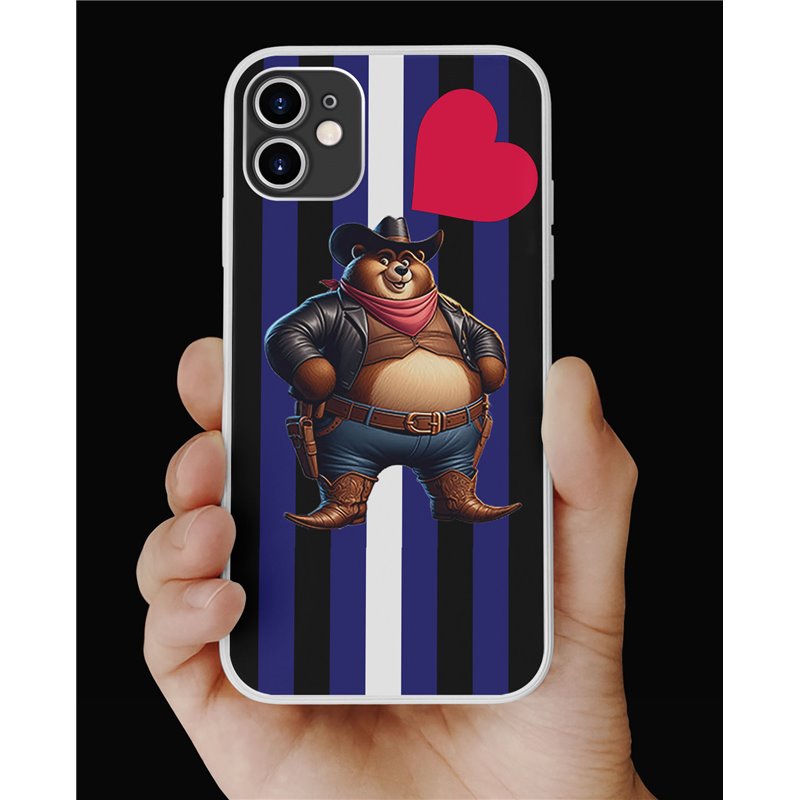 Phone Cover - Leather Flag - Cowboy 15
