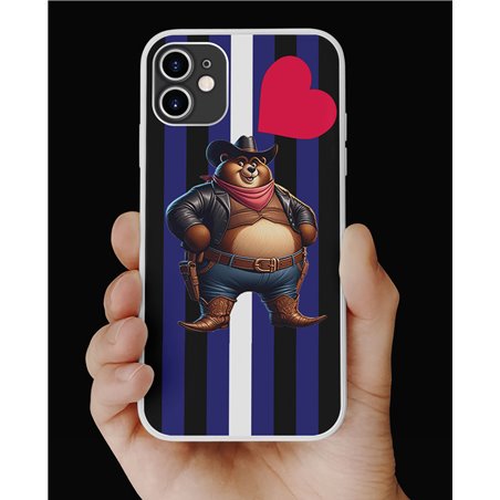 Phone Cover - Leather Flag - Cowboy 15