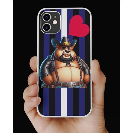 Phone Cover - Leather Flag - Cowboy 21