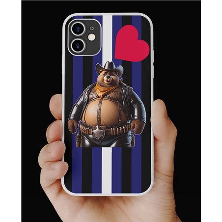 Phone Cover - Leather Flag - Cowboy 9