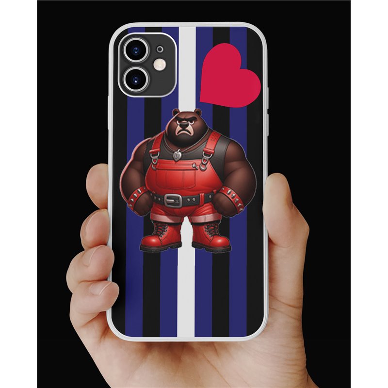 Phone Cover - Leather Flag - Dungerees 32 Phone Cover - Leather Flag - Dungerees 32