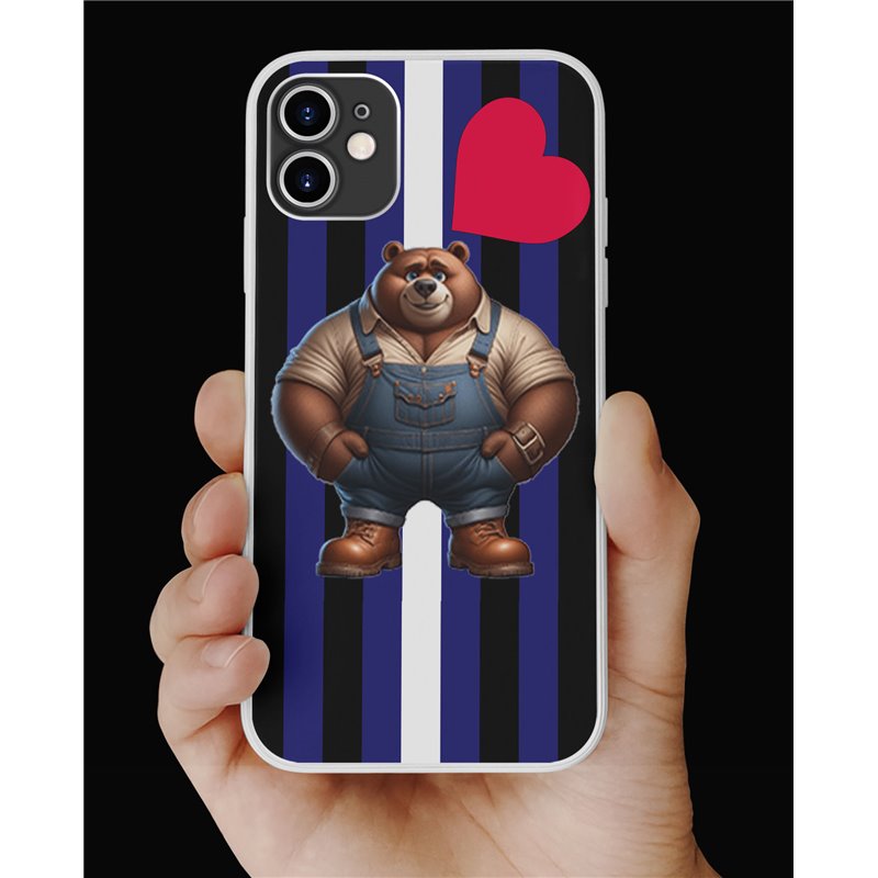 Phone Cover - Leather Flag - Dungerees 35 Phone Cover - Leather Flag - Dungerees 35