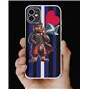 Phone Cover - Leather Flag - Kilted Bear - 1