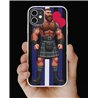Phone Cover - Leather Flag - Kilted Bear - 10