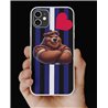 Phone Cover - Leather Flag - Kilted Bear - 12