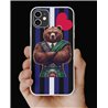 Phone Cover - Leather Flag - Kilted Bear - 18