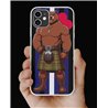 Phone Cover - Leather Flag - Kilted Bear - 21