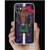 Phone Cover - Leather Flag - Kilted Bear - 22