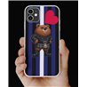 Phone Cover - Leather Flag - Kilted Bear - 26