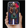 Phone Cover - Leather Flag - Kilted Bear - 4