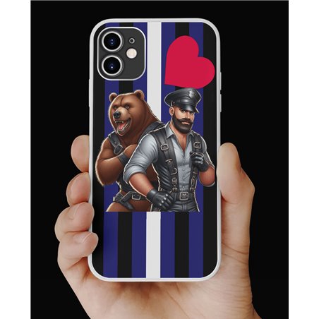 Phone Cover - Leather Flag - Leather 34