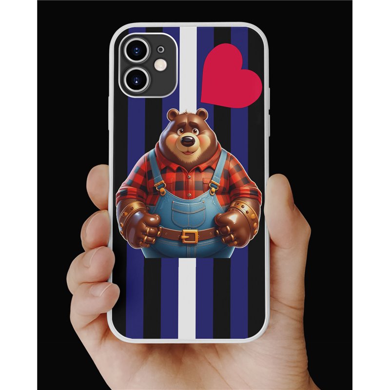 Phone Cover - Leather Flag - Lumberjack 8