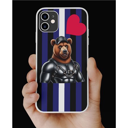 Phone Cover - Leather Flag - Rubber 1