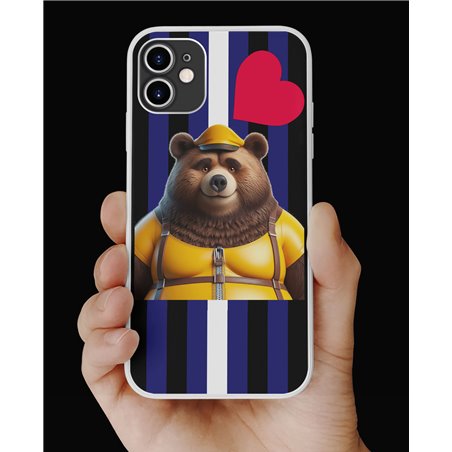 Phone Cover - Leather Flag - Rubber 3