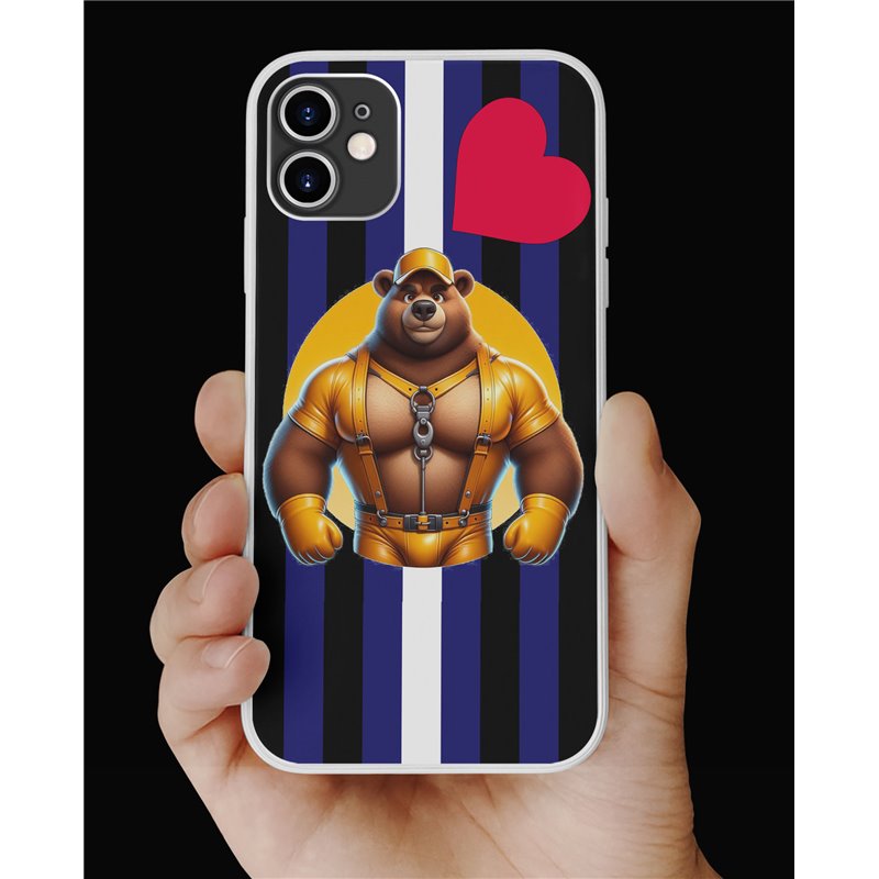 Phone Cover - Leather Flag - Rubber 4