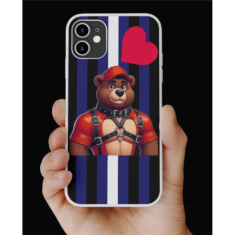 Phone Cover - Leather Flag - Rubber 5