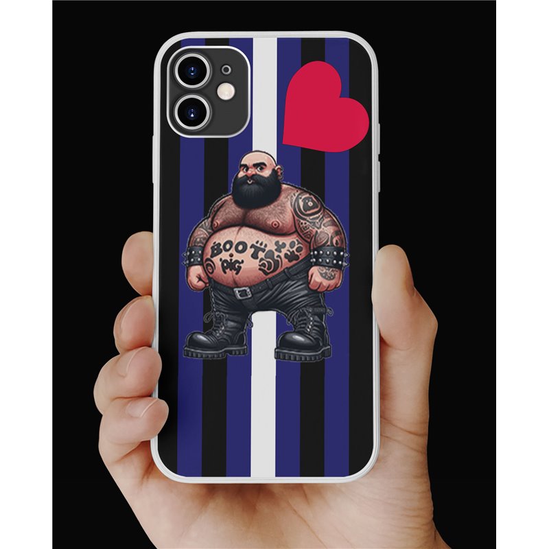 Phone Cover - Leather Flag - Tattoo Guy - 13