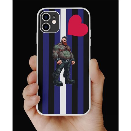 Phone Cover - Leather Flag - Tattoo Guy - 39