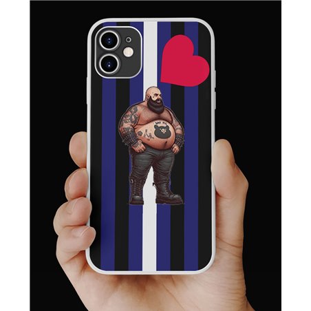 Phone Cover - Leather Flag - Tattoo Guy - 51