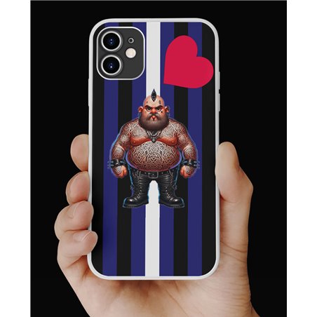 Phone Cover - Leather Flag - Tattoo Guy - 52
