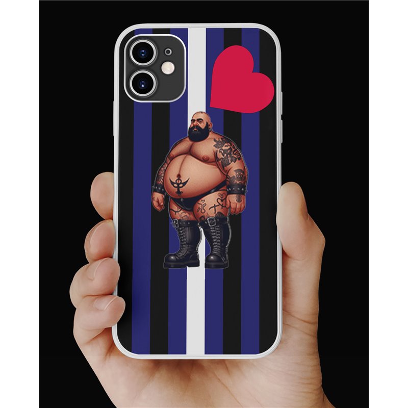 Phone Cover - Leather Flag - Tattoo Guy - 8 Phone Cover - Leather Flag - Tattoo Guy - 8