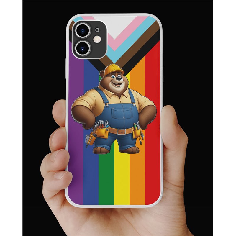 Phone Cover - Pride Flag - Construction 6 Phone Cover - Pride Flag - Construction 6
