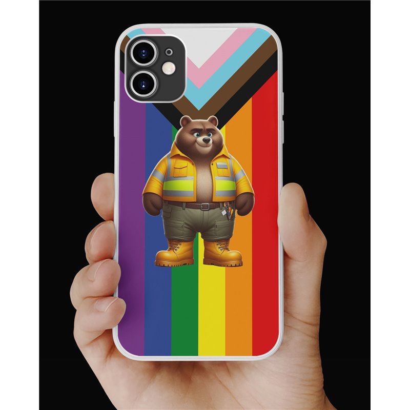 Phone Cover - Pride Flag - Construction 8 Phone Cover - Pride Flag - Construction 8
