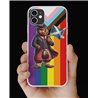 Phone Cover - Pride Flag - Kilted Bear - 1