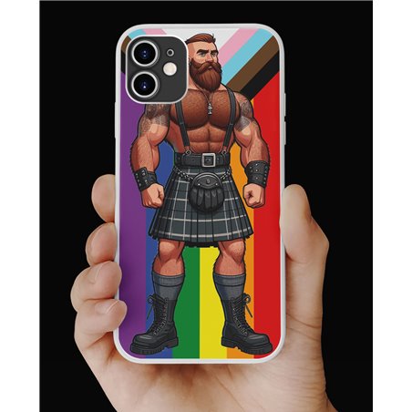 Phone Cover - Pride Flag - Kilted Bear - 10