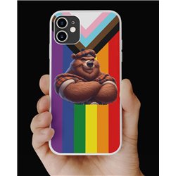 Phone Cover - Pride Flag - Kilted Bear - 12