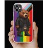 Phone Cover - Pride Flag - Kilted Bear - 13