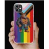 Phone Cover - Pride Flag - Kilted Bear - 16