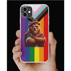 Phone Cover - Pride Flag - Kilted Bear - 20