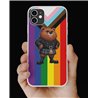 Phone Cover - Pride Flag - Kilted Bear - 26