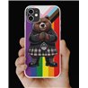 Phone Cover - Pride Flag - Kilted Bear - 6