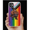 Phone Cover - Pride Flag - Kilted Bear - 8