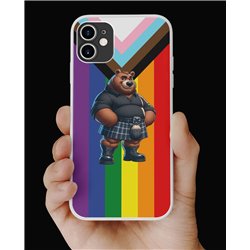 Phone Cover - Pride Flag - Kilted Bear - 9