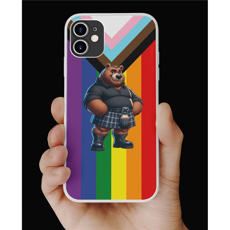 Phone Cover - Pride Flag - Kilted Bear - 9 Phone Cover - Pride Flag - Kilted Bear - 9