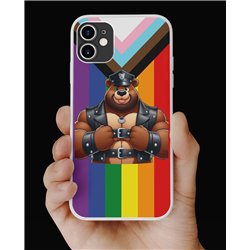 Phone Cover - Pride Flag - Leather 12