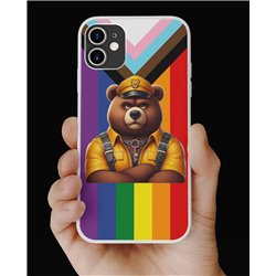 Phone Cover - Pride Flag - Leather 13