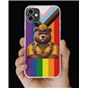Phone Cover - Pride Flag - Leather 13