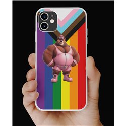 Phone Cover - Pride Flag - Leather 14